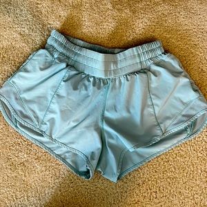 Lululemon shorts size 4 blue green color